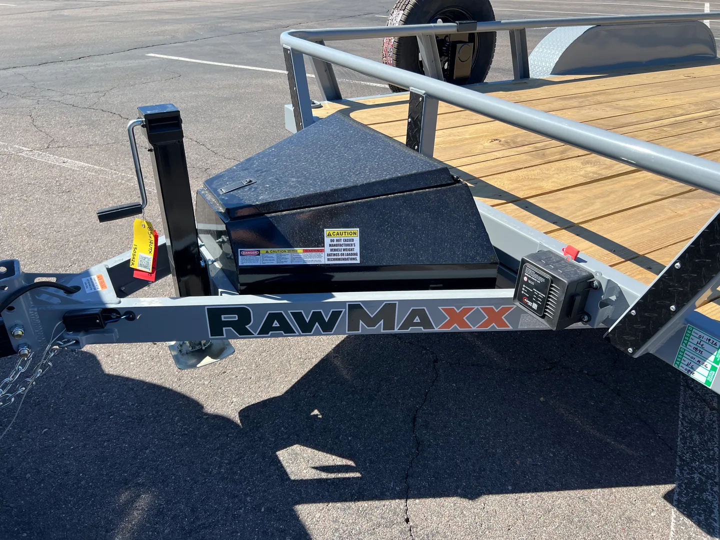 Front-mounted toolbox on the RawMaxx UTX